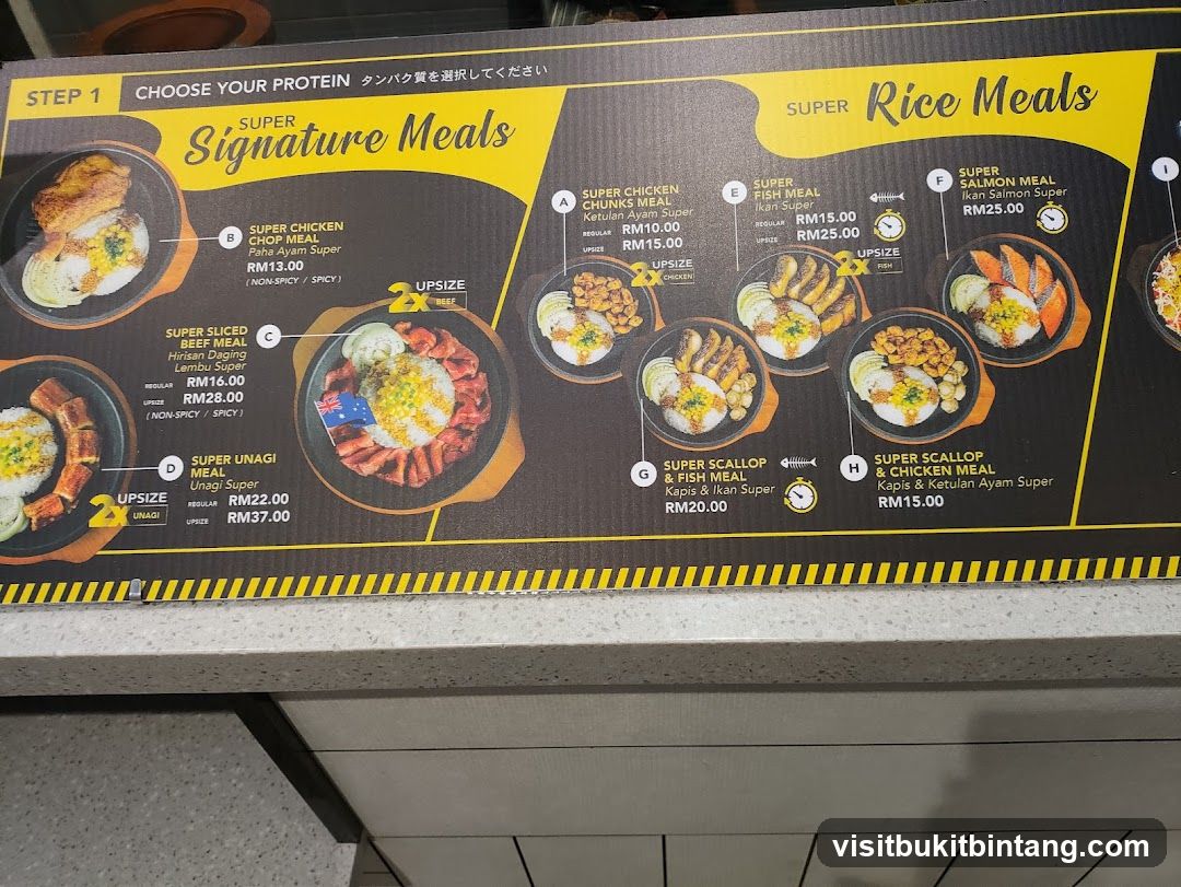 Super Signature Meals & Super Rice Meals