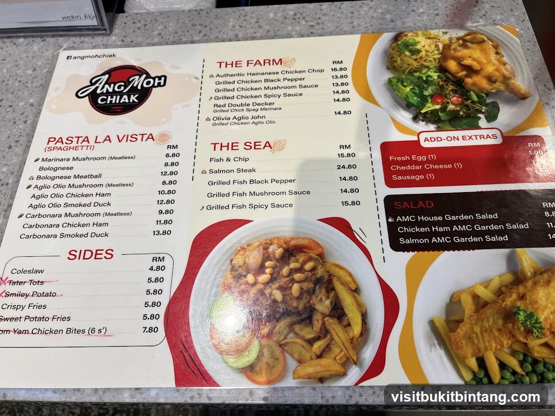 Ang Moh Chiak Menu