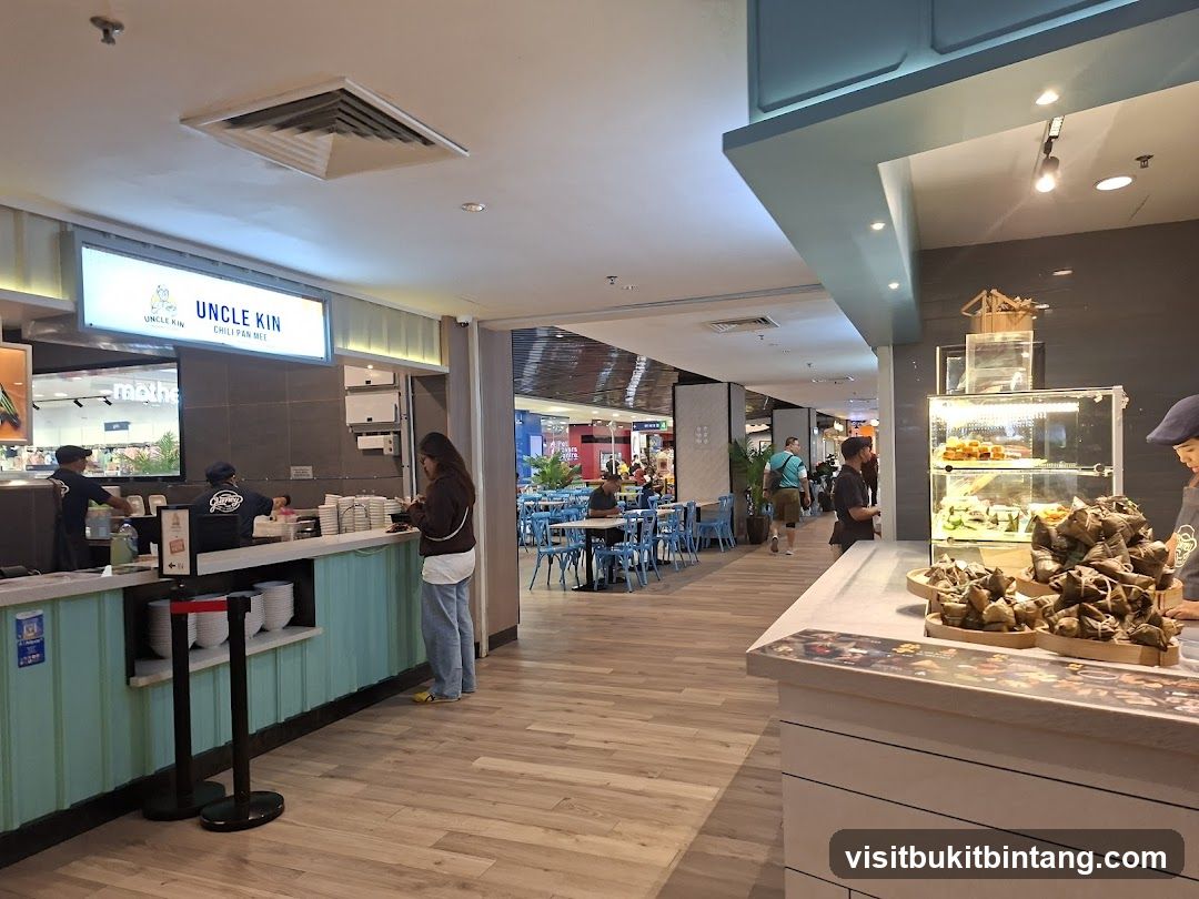 Food stall in a mall