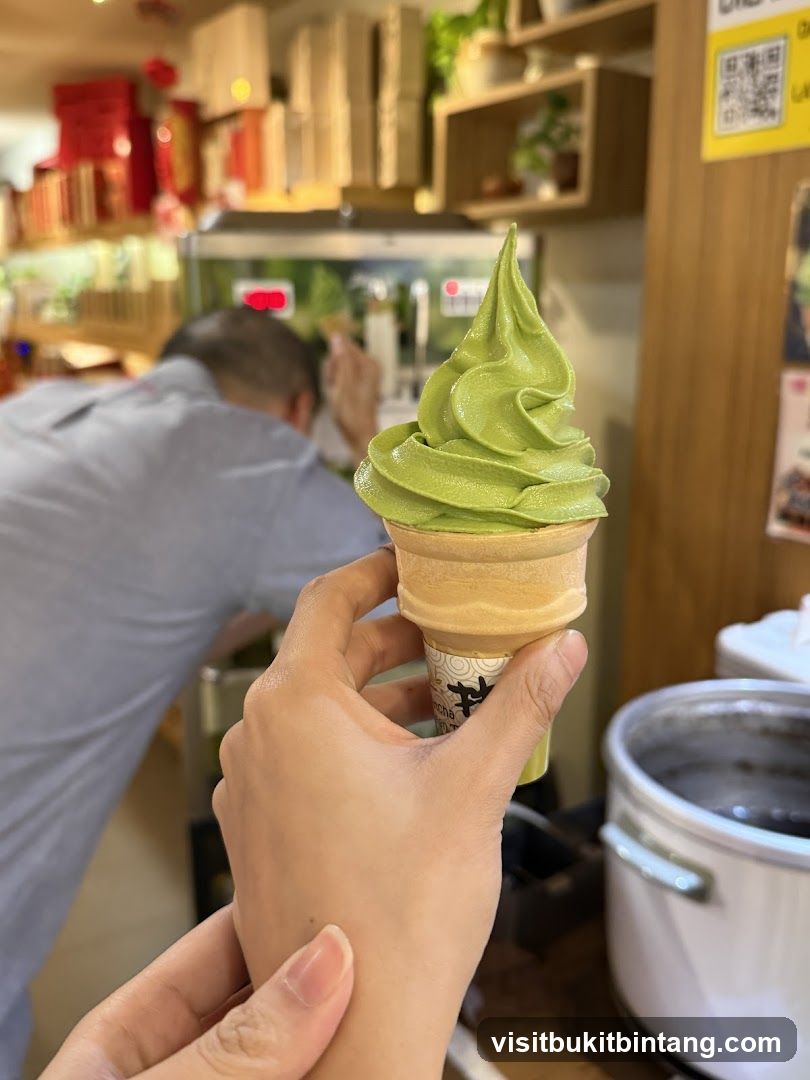 Matcha Soft Serve Ice Cream