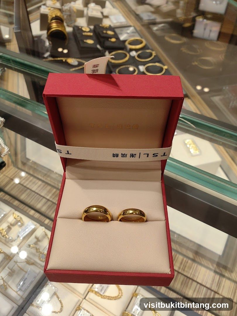 Gold Rings in a Jewelry Box