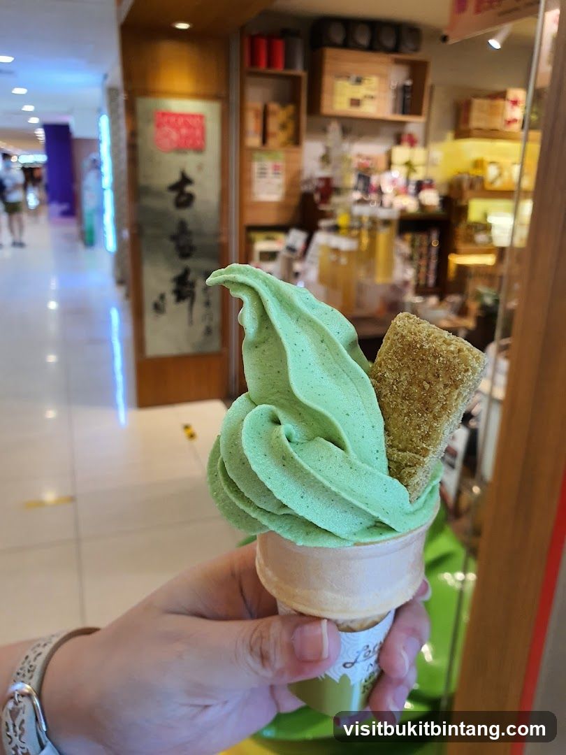 Matcha Soft Serve Ice Cream