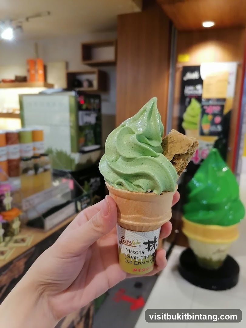 Matcha Green Tea Ice Cream Cone