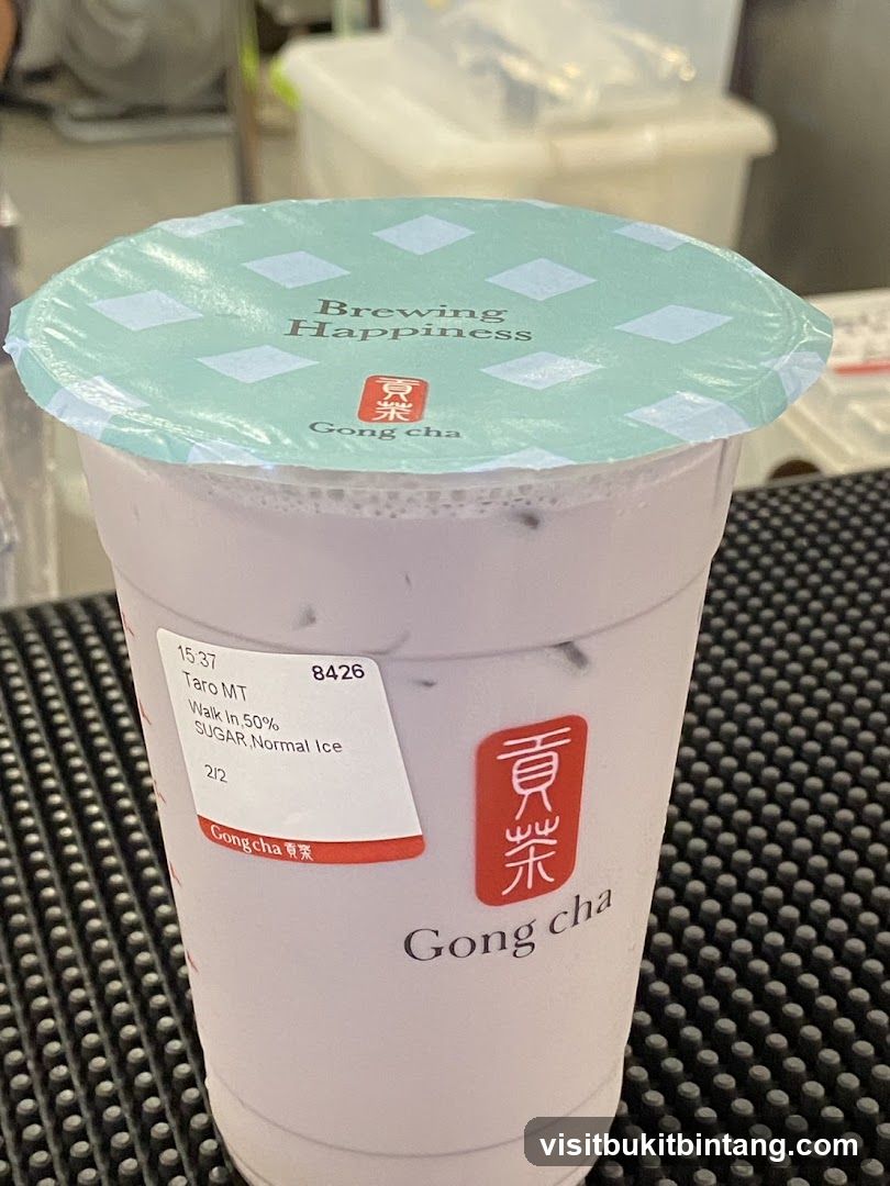Gong cha Taro Milk Tea