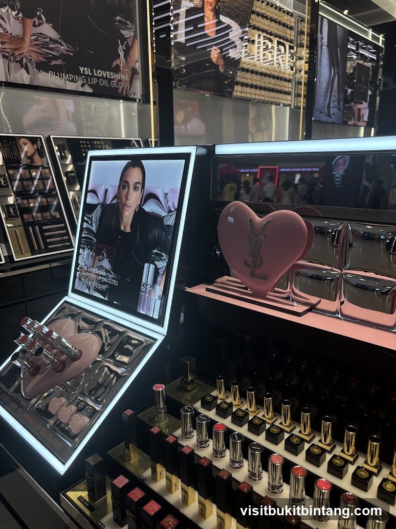 YSL Beauty Display