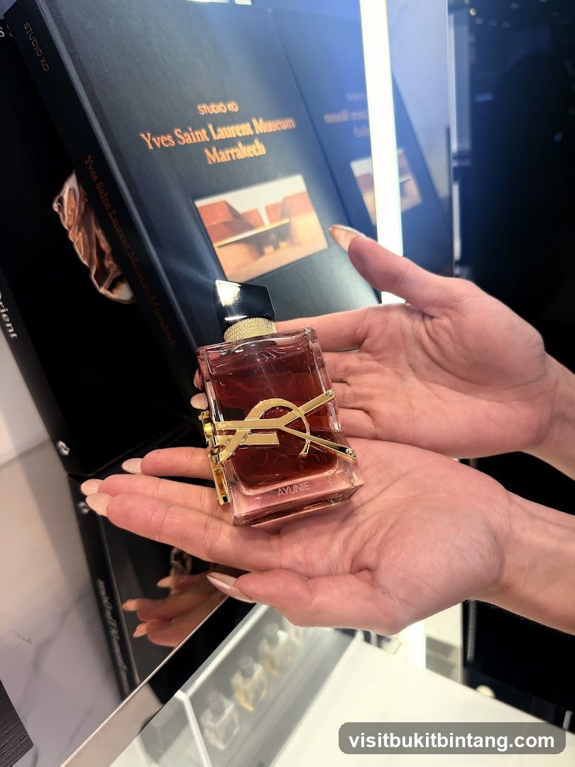 Perfume Bottle and Book