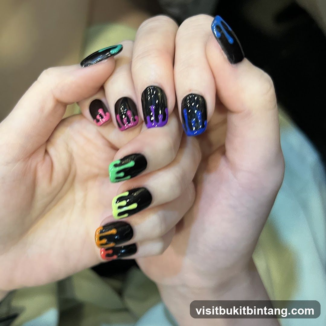 Drip Nail Art
