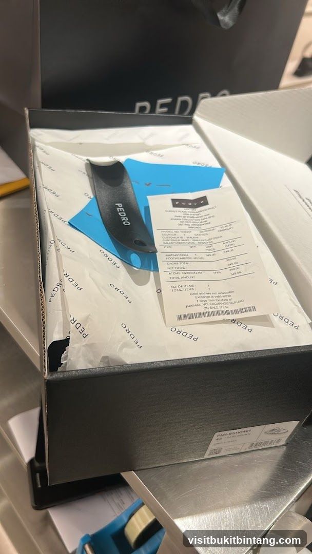 Pedro Shoe Box Contents
