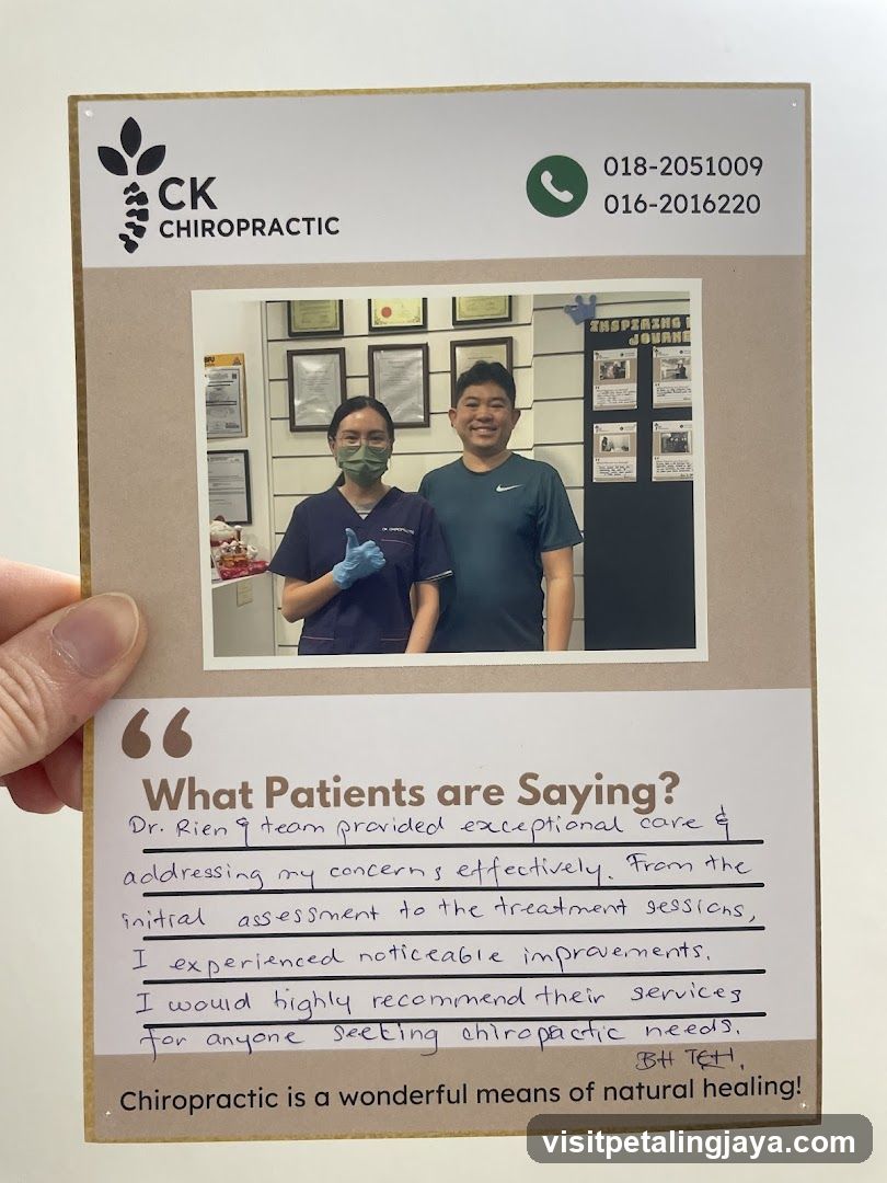 CK Chiropractic Card