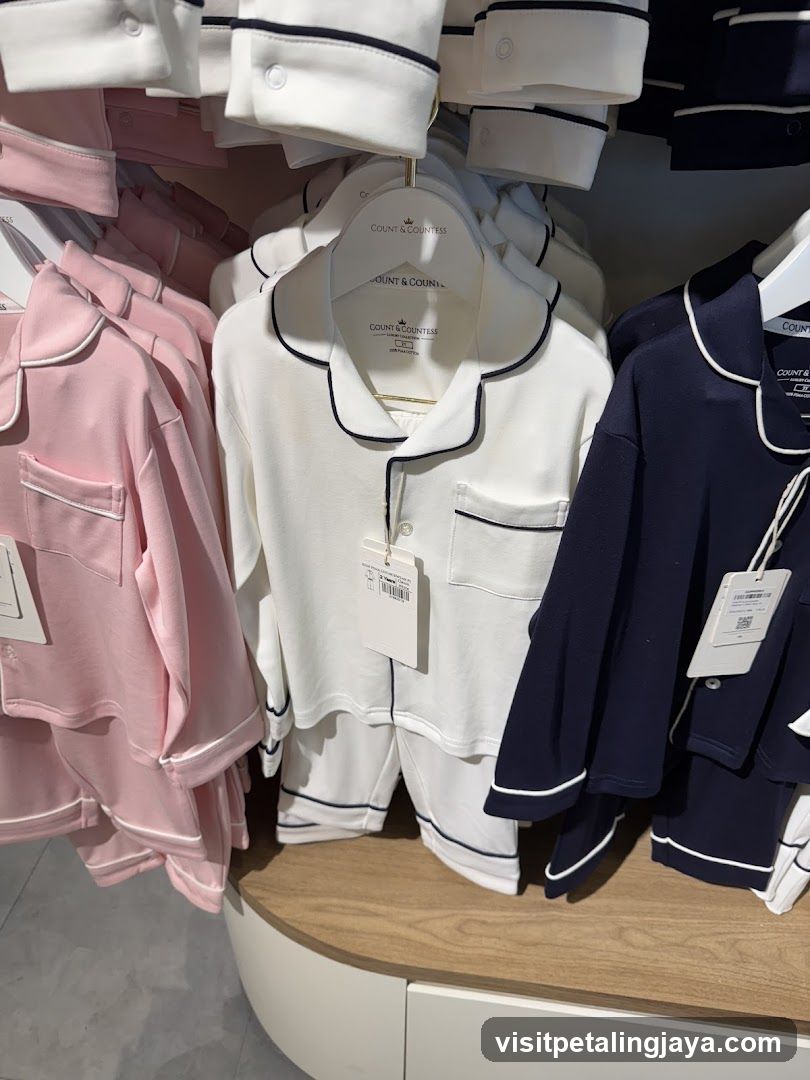 Children's Pajama Sets Display