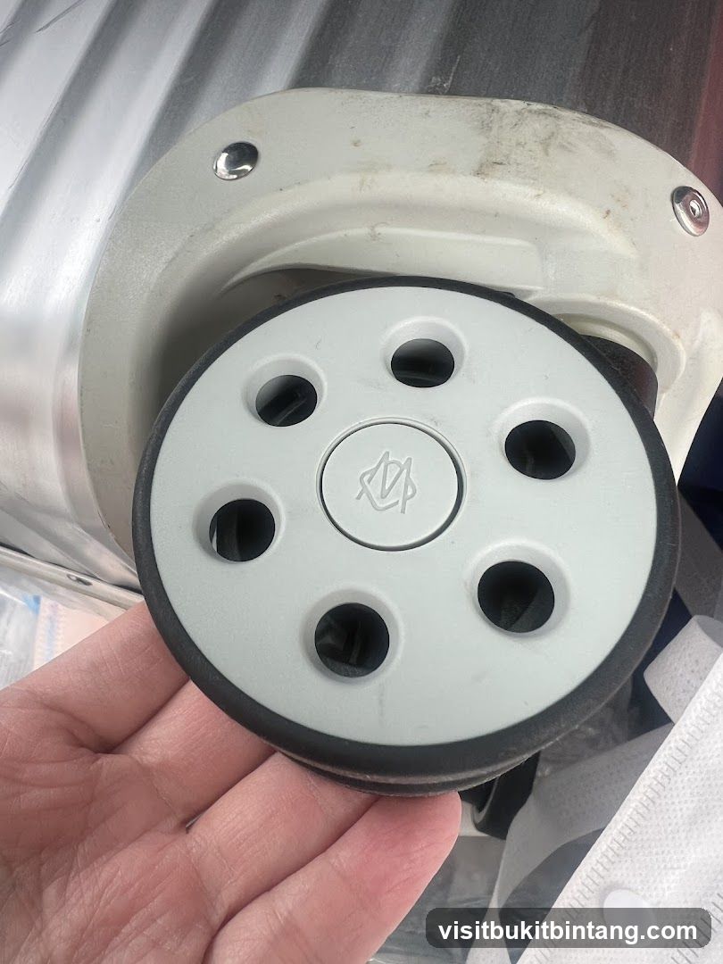 Luggage Wheel Detail