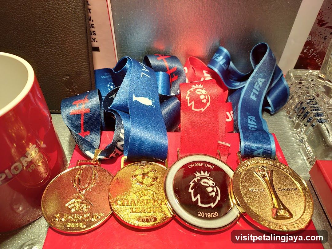 Football Medals Display