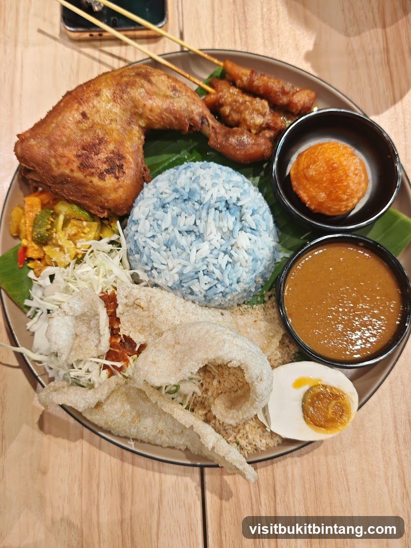Nasi Kerabu Platter