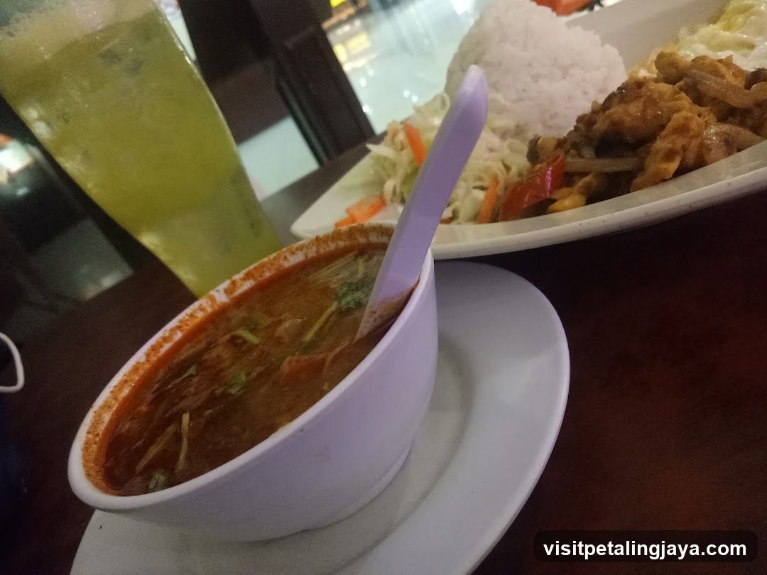 Food at a restaurant