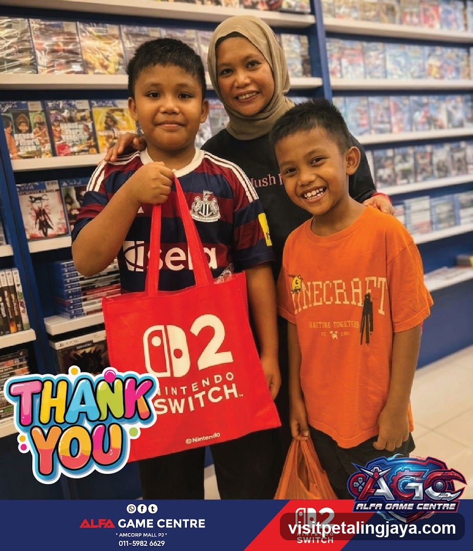 Thank You - Nintendo Switch Store Interior