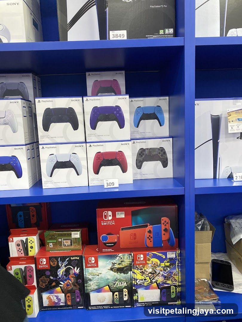 Gaming Console Display Shelf