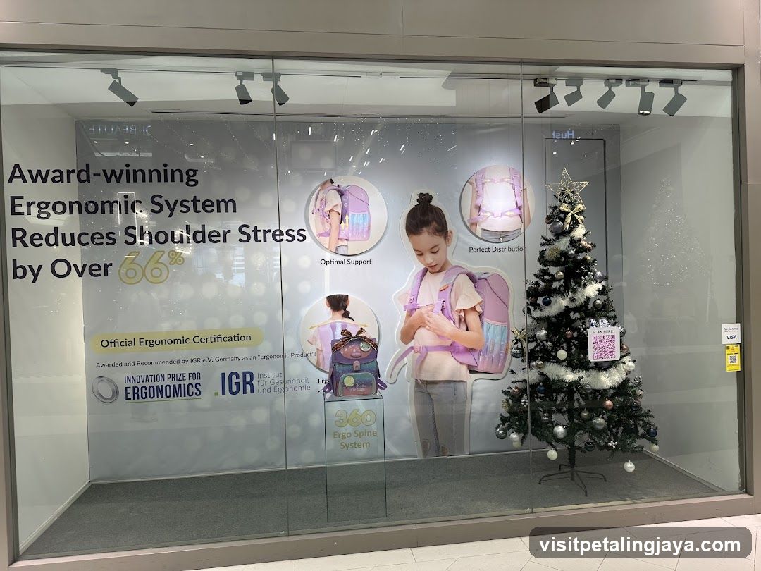 Ergonomic Backpack Display Window