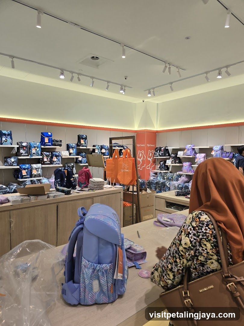 Backpack Store Interior