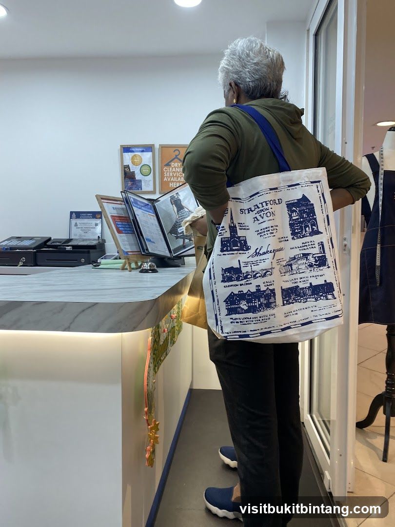 Customer at Counter