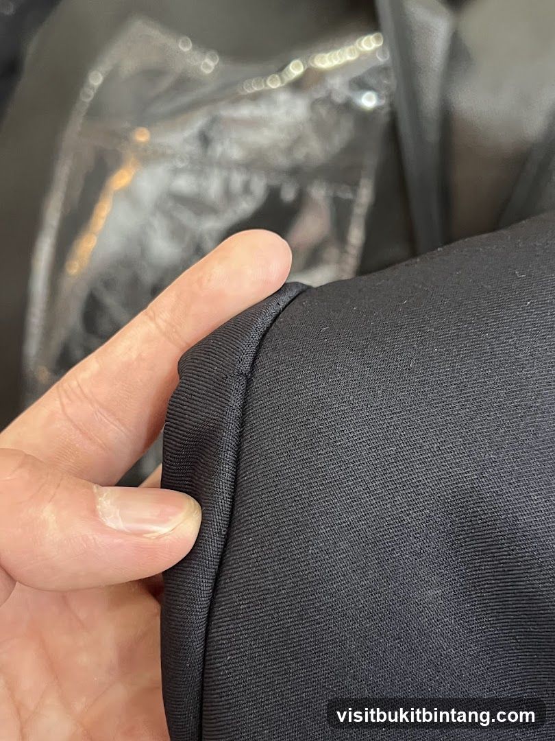 Close-up of black fabric