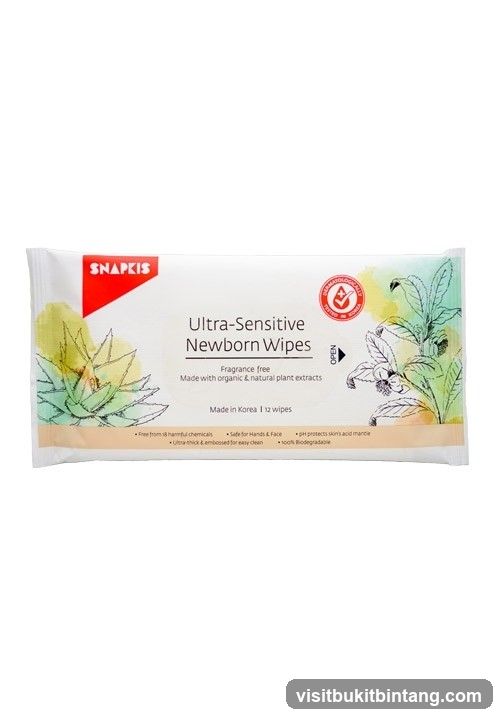 Snapkis Ultra-Sensitive Newborn Wipes