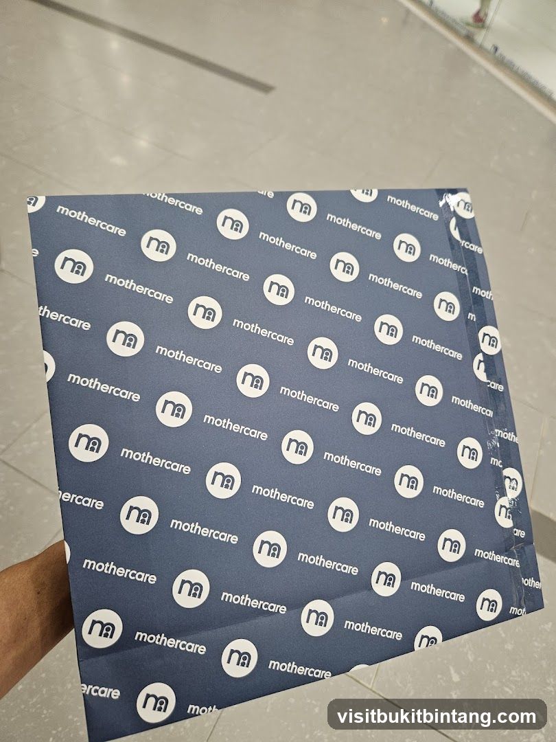 Mothercare branded packaging