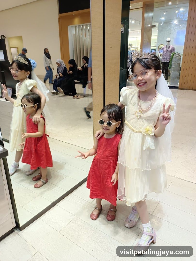 Children in Dresses and Sunglasses