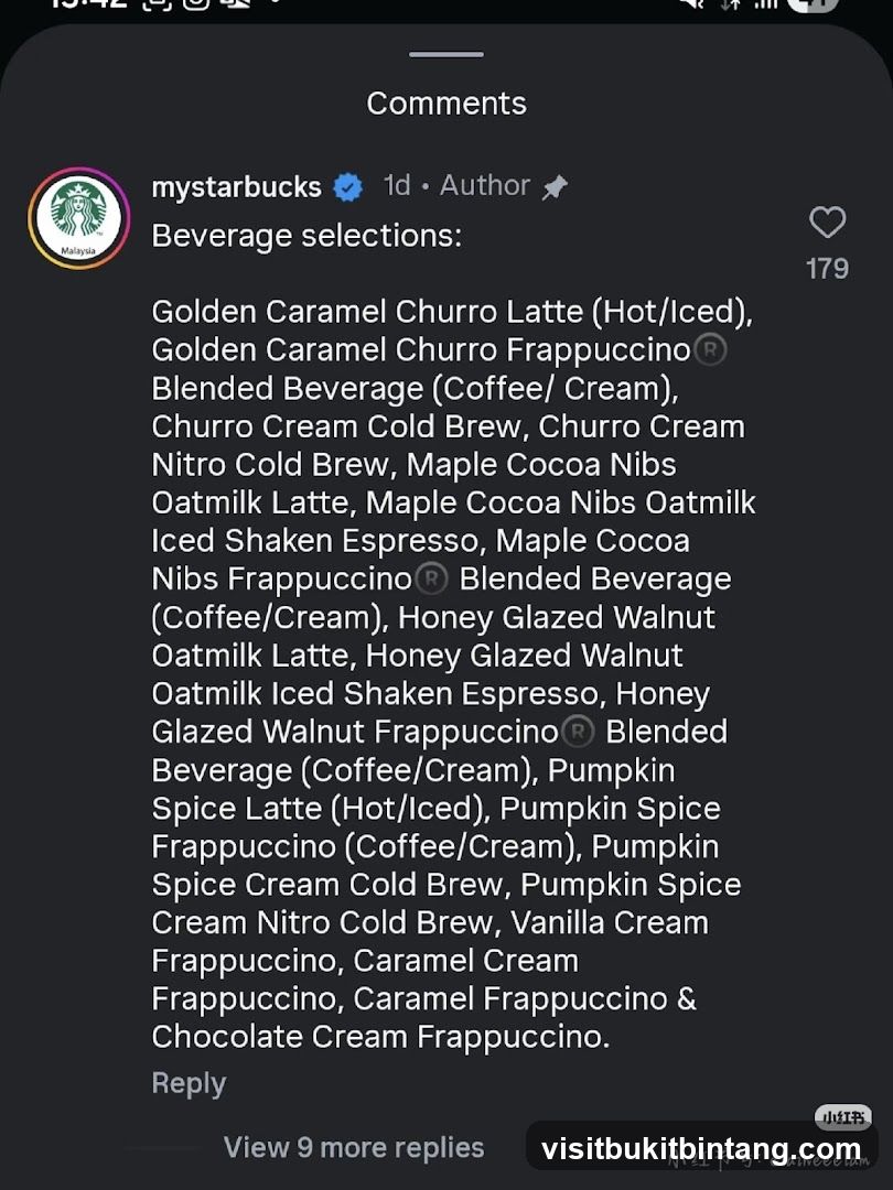 Beverage Selections