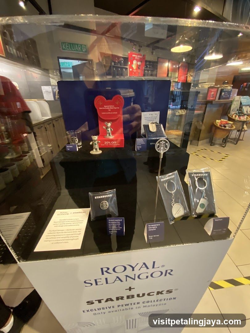 Royal Selangor + Starbucks Exclusive Pewter Collection Display