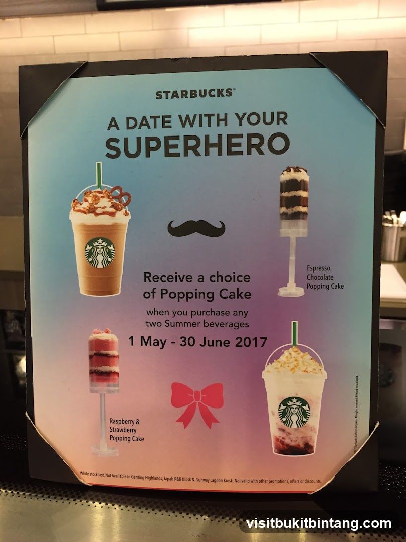 Starbucks "A Date With Your Superhero" Promotion