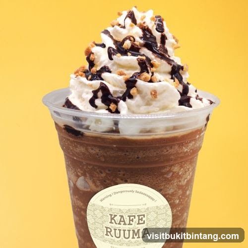 Chocolate Frappe with Whipped Cream