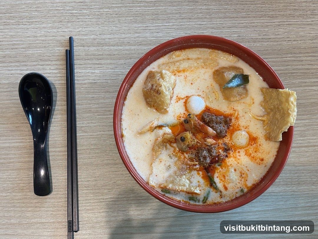 Laksa with Shrimp and Fish Balls