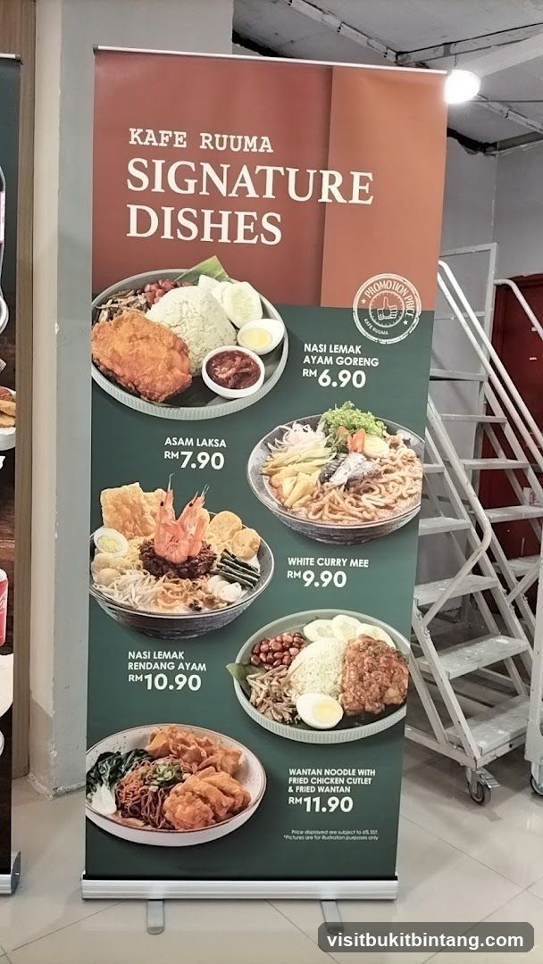 Kafe Ruuma Signature Dishes