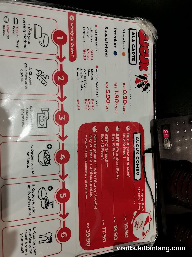 BIGOX Menu