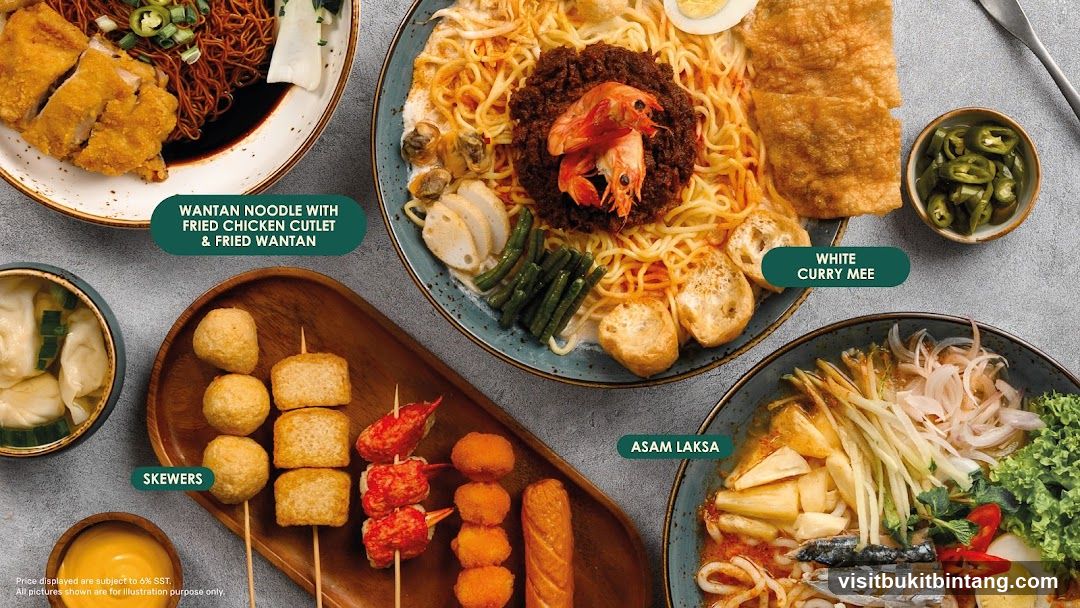 Malaysian Noodles and Skewers