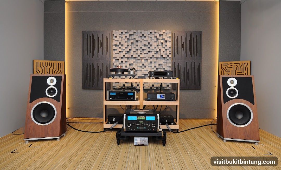 High-fidelity audio equipment setup