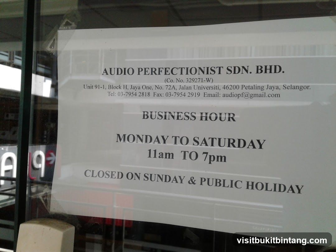 Business Hours Sign