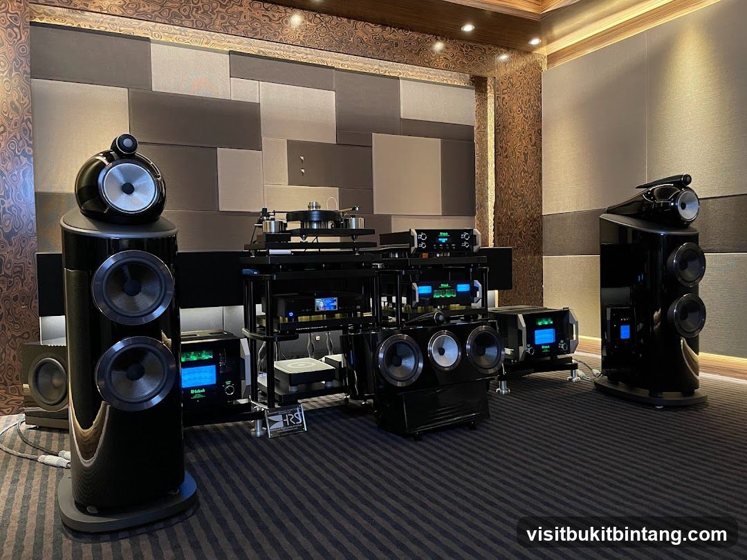 High-End Audio Equipment Display