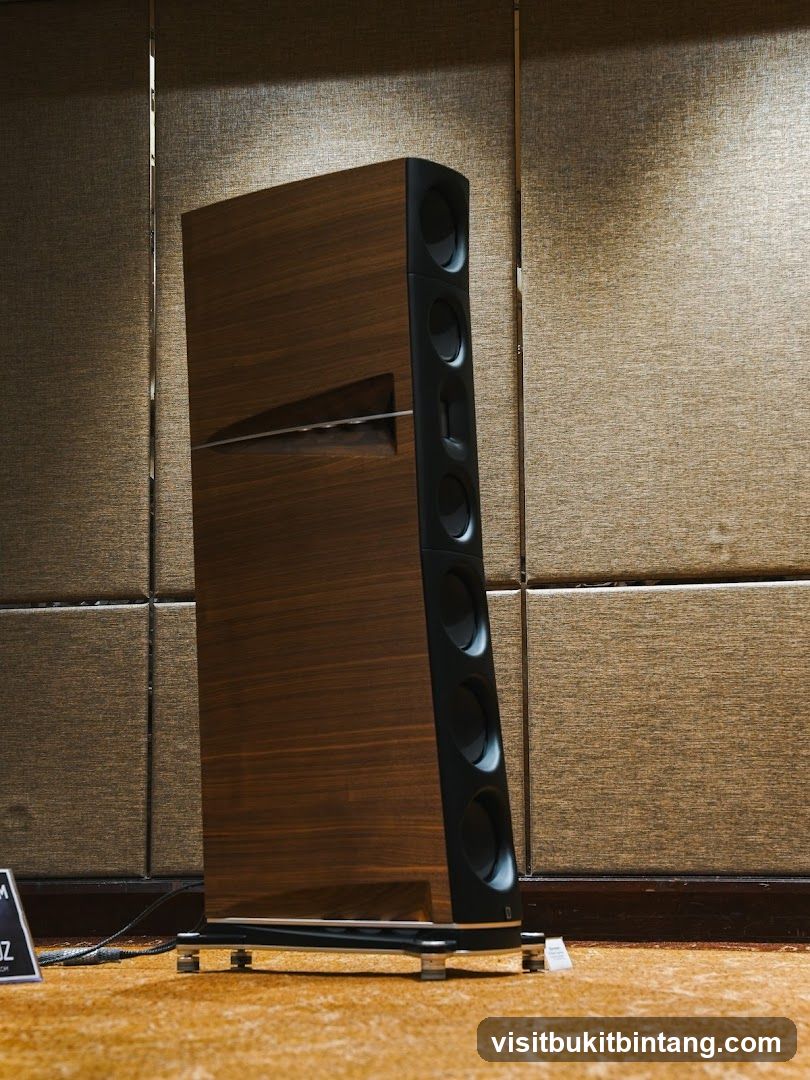 Tall Wooden Speaker