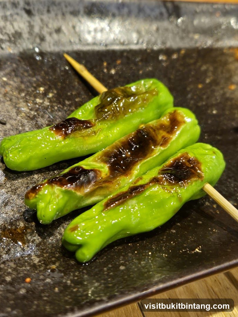 Grilled Shishito Peppers