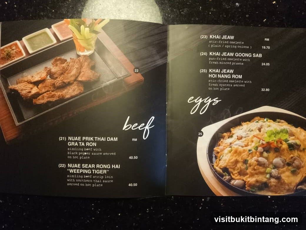 Menu Page