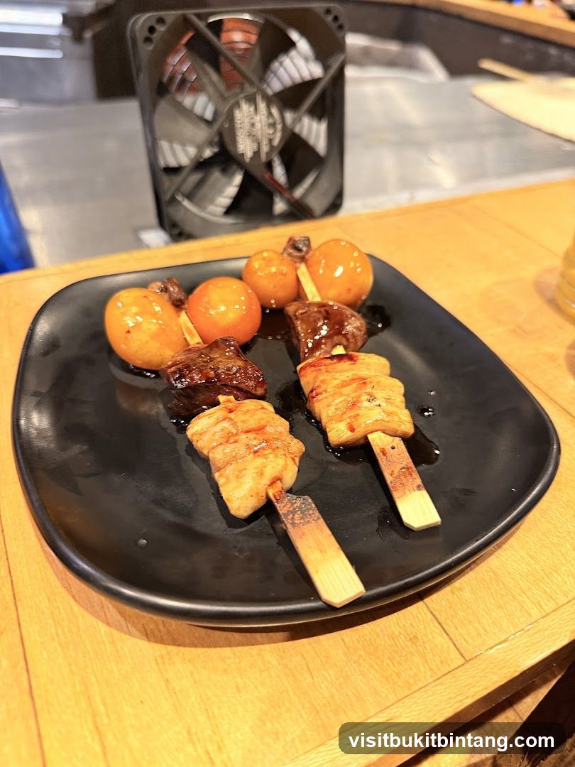 Skewers on a Plate