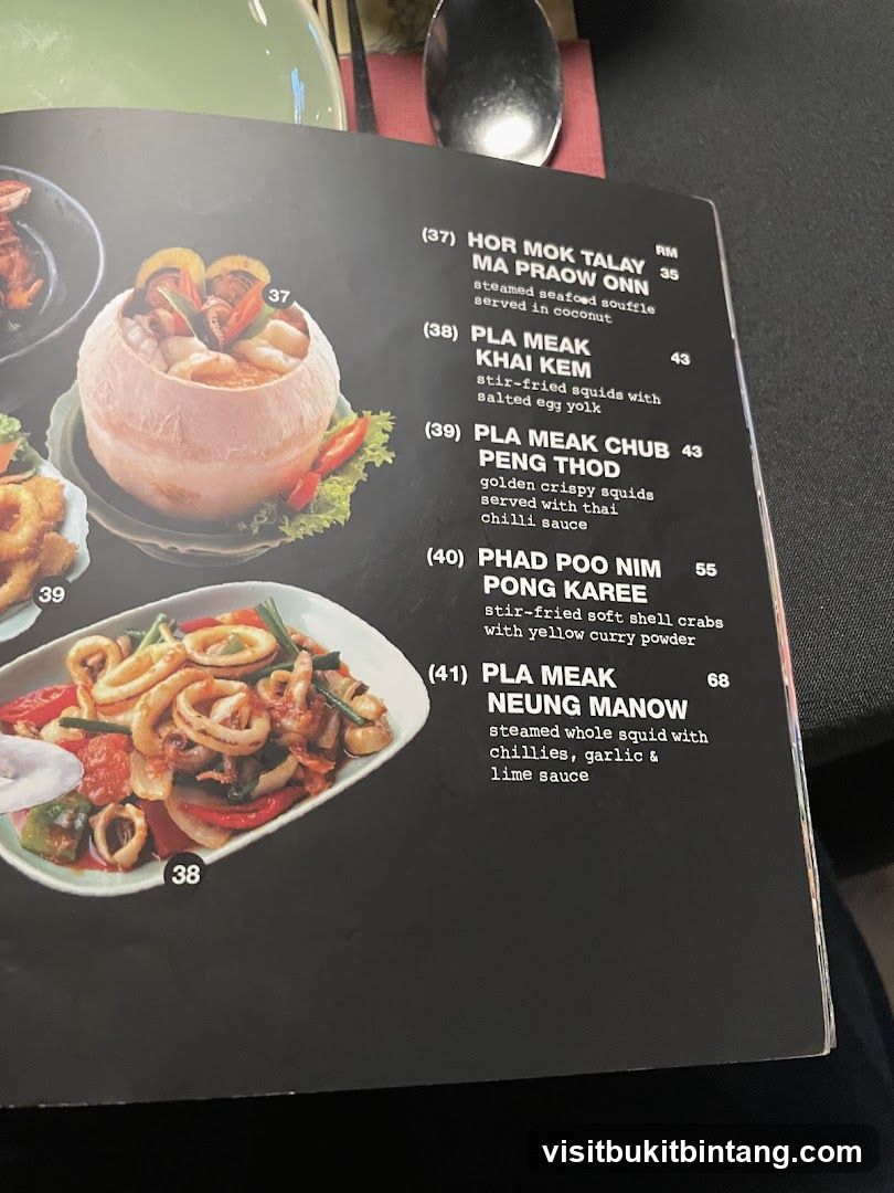 Menu Items