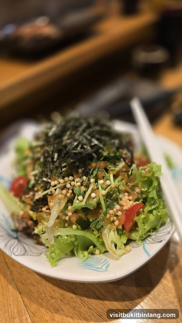 Salad with Nori and Crispy Grains