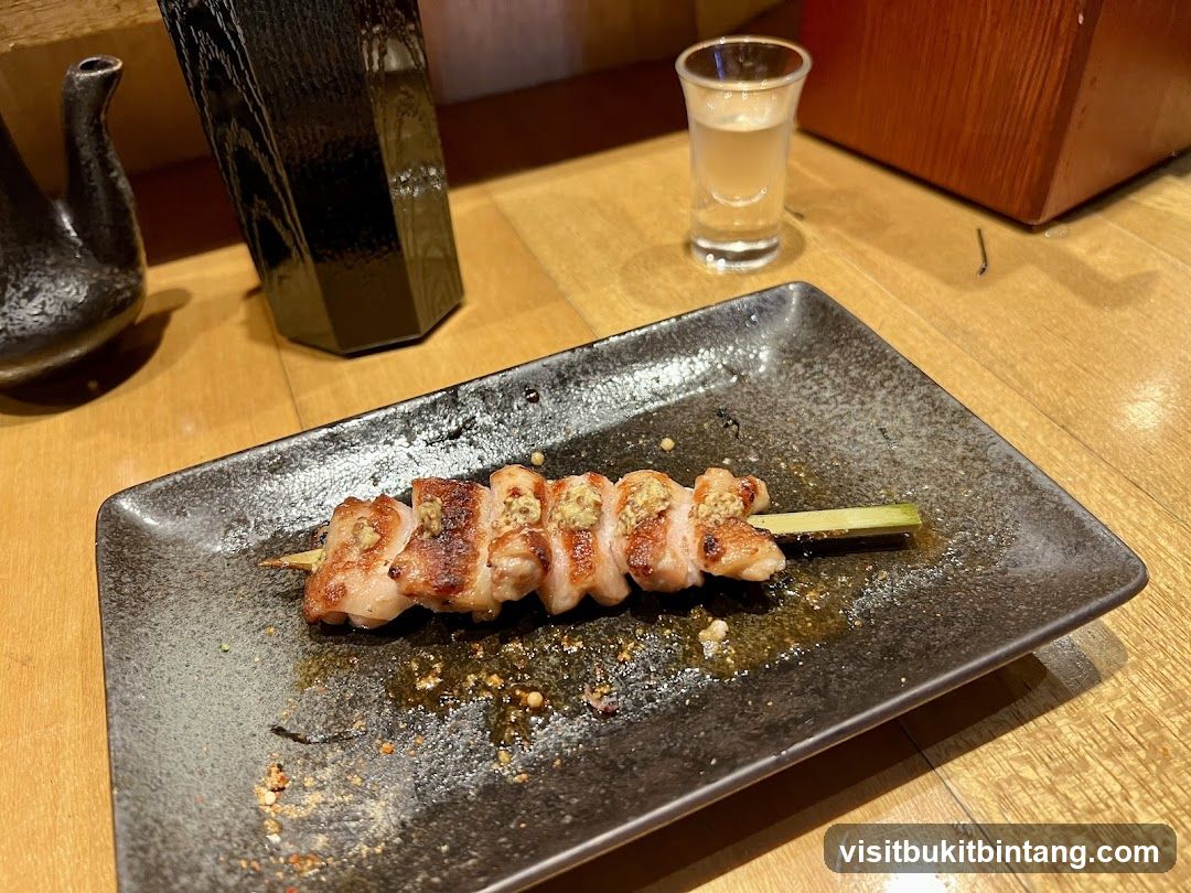 Yakitori Skewer and Drink
