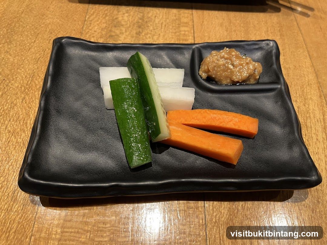 Vegetable Sticks with Dip