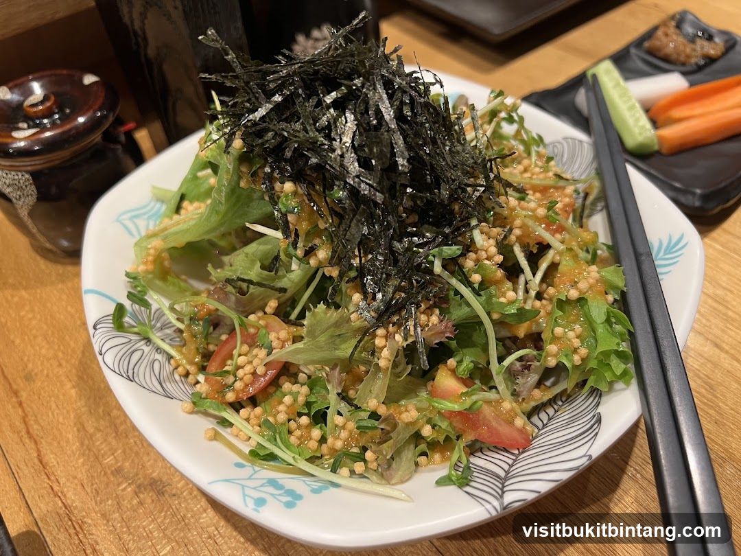 Salad with Nori and Crispy Grains