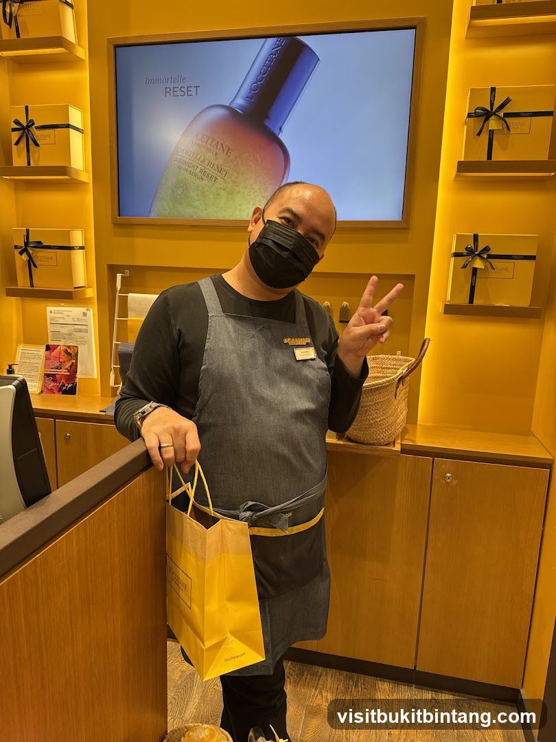 Sales Associate with Shopping Bag