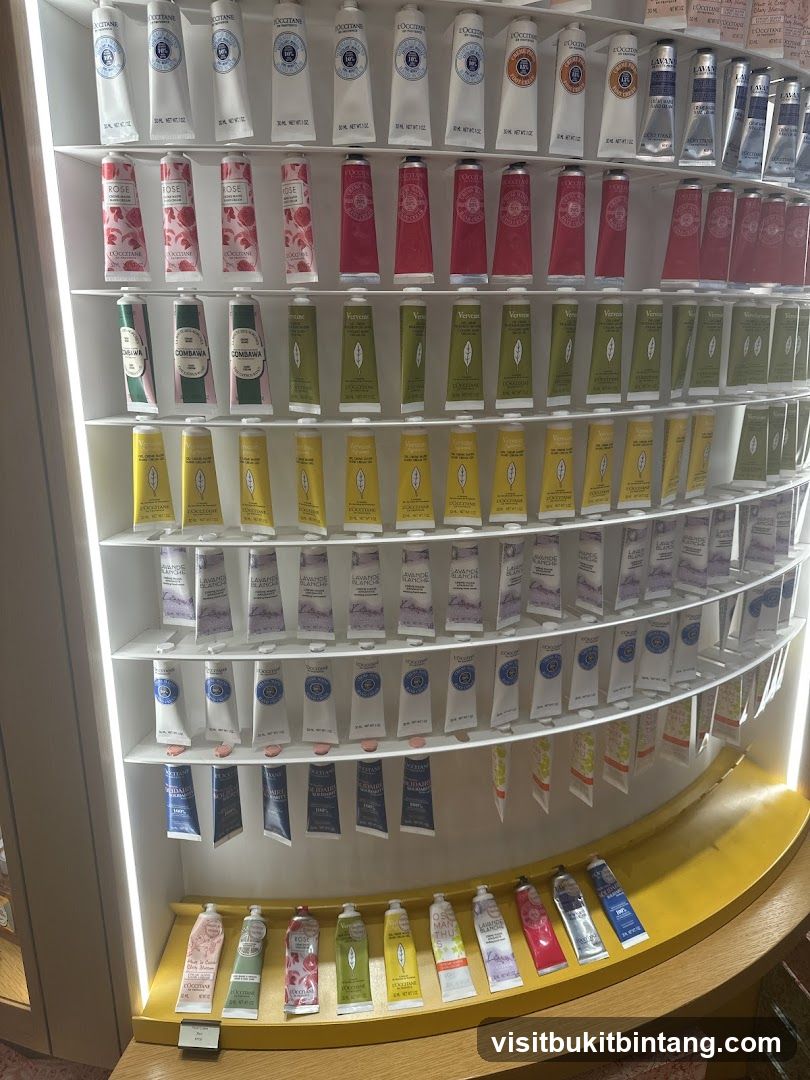 L'Occitane Hand Cream Display