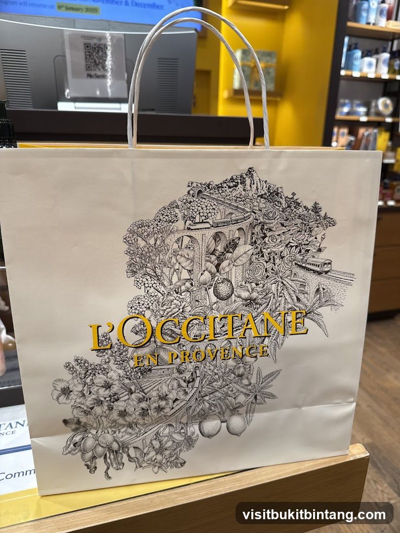 L'Occitane Shopping Bag
